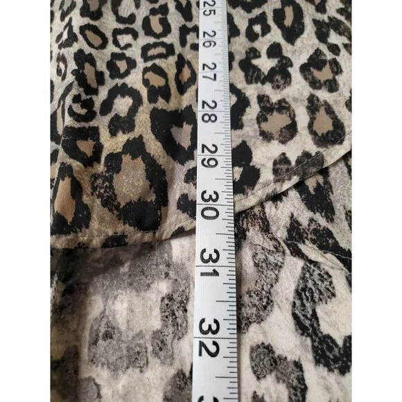 NWT East Adeline Wrap Skirt Animal Print Size 3XL MSRP $59 Boho Beach High Low - Picture 7 of 14